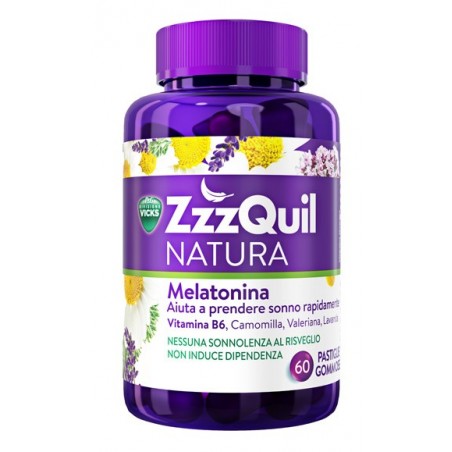 Vicks ZzzQuil Natura Integratore per Dormire 60 Pastiglie ZzzQuil Natura - 1 Vicks ZzzQuil Natura Integratore per Dormire 60 Pastiglie ZzzQuil Natura - 1