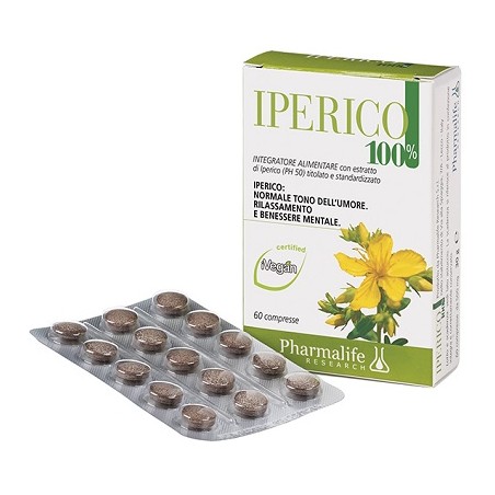 Pharmalife Research Iperico 100% 60 Compresse - Integratori per concentrazione e memoria - 931114779 - Pharmalife Research - ...