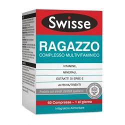Swisse Complesso Multivitaminico Ragazzo 60 Compresse - Integratori di sali minerali e multivitaminici - 976782413 - Swisse