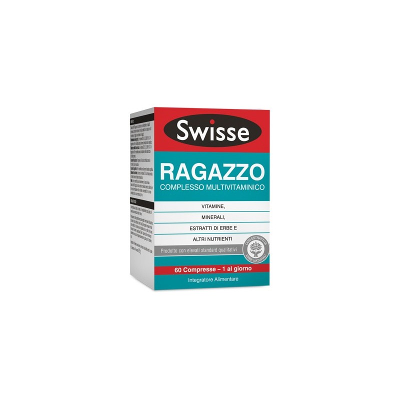 Swisse Complesso Multivitaminico Ragazzo 60 Compresse - Vitamine e sali minerali - 976782413 - Swisse - € 13,82