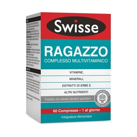 Swisse Complesso Multivitaminico Ragazzo 60 Compresse - Vitamine e sali minerali - 976782413 - Swisse - € 13,82