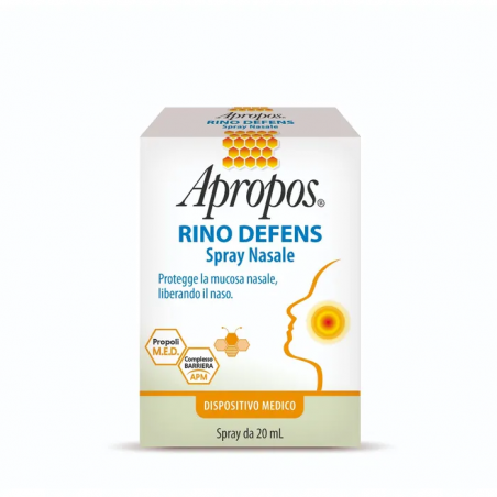Apropos Rino Defens Spray Nasale al Propoli 20 Ml - Prodotti per la cura e igiene del naso - 924127095 - Apropos - € 6,49