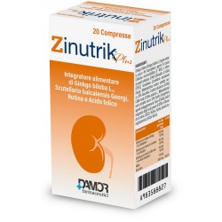 Farmaceutici Damor Zinutrik Plus 20 Compresse - Integratori - 983588827 - Farmaceutici Damor - € 16,56