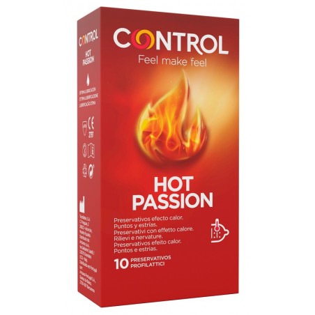 Artsana Control Hot Passion 10 Pezzi - Profilattici e Contraccettivi - 981110226 - Artsana - € 10,74
