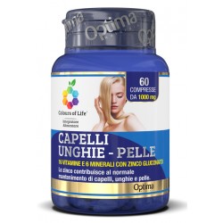 Optima Naturals Colours Of Life Capelli Unghie Pelle 60 Compresse 1000 Mg - Integratori per pelle, capelli e unghie - 9243042...