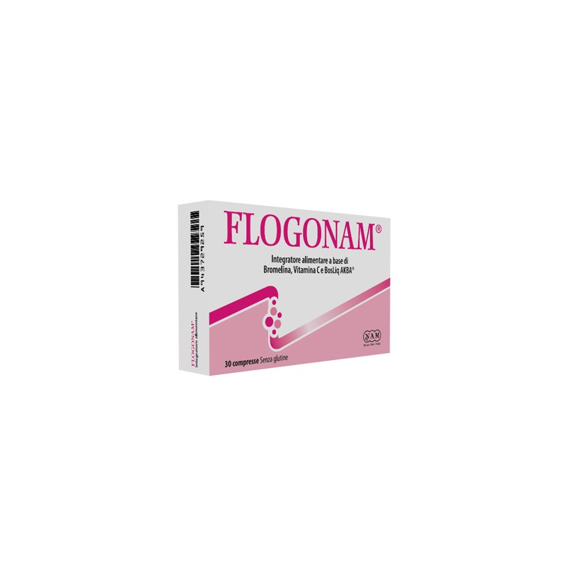 N. A. M. Flogonam 30 Compresse - Integratori per dolori e infiammazioni - 943729259 - N. A. M. - € 19,72