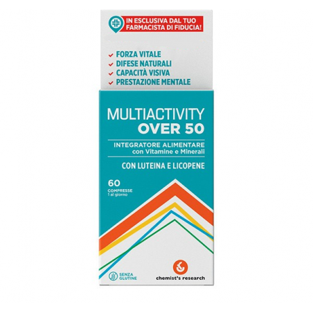Multiactivity Over 50+ Integratore Multivitaminico 60 Compresse - Vitamine e sali minerali - 904657689 - Chemist's Research -...