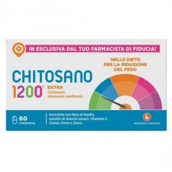 Chemist's Reasearch Chitosano 1200 Extra Integratore Per Dimagrire 60 Compresse - Integratori per dimagrire ed accelerare met...