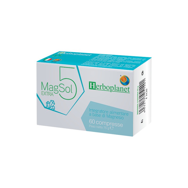 Herboplanet Magsol 5 Extra 60 Compresse - Carenza di ferro - 983696079 - Herboplanet - € 18,08