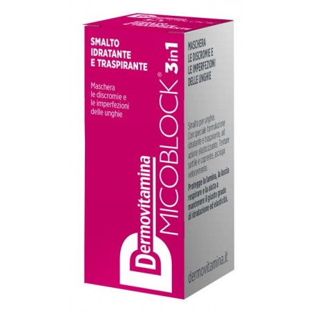 Dermovitamina Micoblock Smalto Fucsia 5 Ml Dermovitamina - 1 Dermovitamina Micoblock Smalto Fucsia 5 Ml Dermovitamina - 1