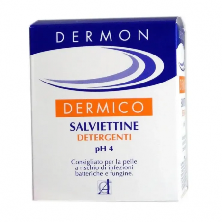 DERMON DERMICO SALVIETTINE DETERGENTI 10 PEZZI - Detergenti, struccanti, tonici e lozioni - 905859310 -  - € 4,13