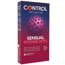 Artsana Control Sensual Intense Dots 6 Pezzi - Profilattici - 979946478 - Artsana - € 7,61