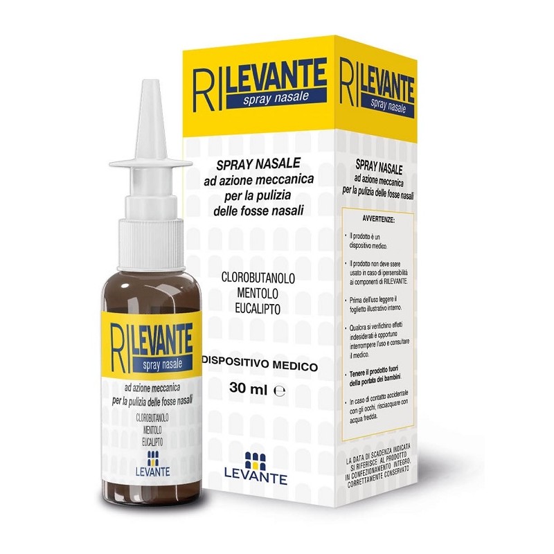 Rilevante Spray 30 Ml - Prodotti per la cura e igiene del naso - 981515861 - Levante - € 13,31