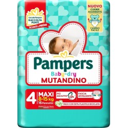 Fater Pampers Baby Dry Pannolino Mutandina Maxi Small Pack 16 Pezzi - Pannolini - 985995707 - Fater - € 6,45