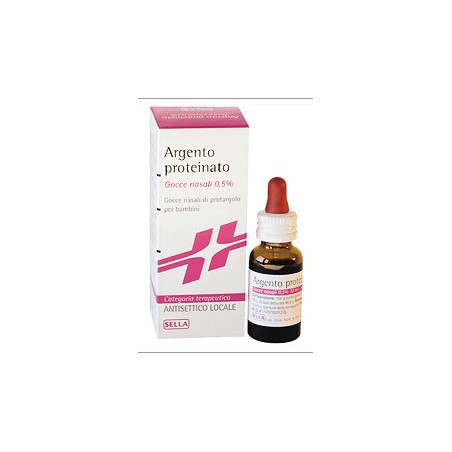 Sella Argento Proteinato Gocce Nasali Antisettiche - Raffreddore e influenza - 029782012 - Sella - € 2,89