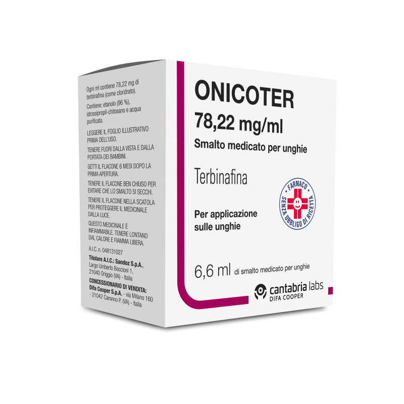 Sandoz Onicoter 78,22 Mg/ml Smalto Medicato Per Unghie - Trattamenti per onicofagia - 048131027 - Sandoz - € 32,67