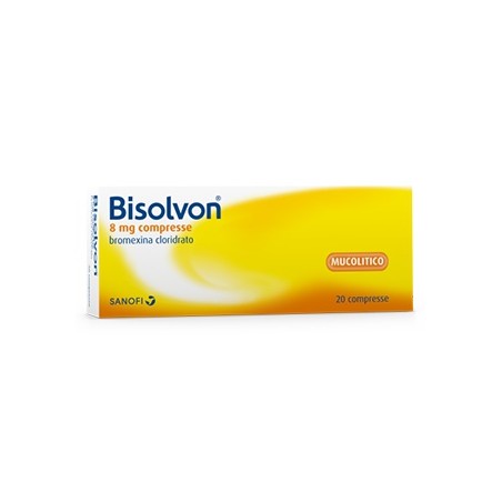 Sanofi Bisolvon 8 Mg Compresse - Farmaci per tosse secca e grassa - 021004027 - Bisolvon - € 8,78