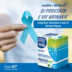 Prostat Act Integratore Per La Prostata 30 Compresse - Integratori per prostata - 973645346 - Linea Act - € 8,41