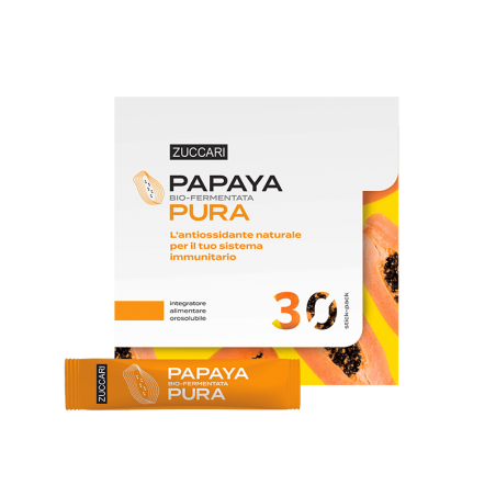Zuccari Papaya Pura 60 Stick - Integratori antiossidanti e anti-età - 982951028 - Zuccari - € 32,06
