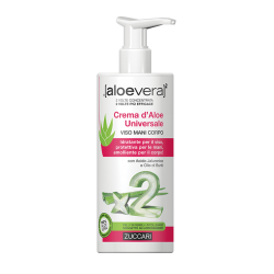 Zuccari Aloevera2 Crema D'aloe Universale Viso Mani E Corpo 300 Ml - Trattamenti idratanti e nutrienti per il corpo - 9253293...