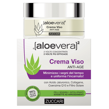 Zuccari Aloevera2 Crema Viso Anti-age - Trattamenti antietà e rigeneranti - 925329435 - Zuccari - € 22,37