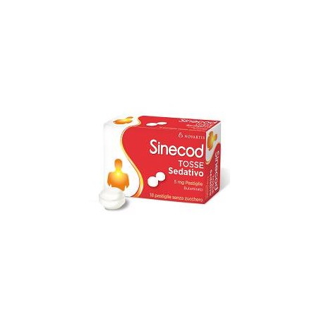 Sinecod Tosse Sedativo 18 Pastiglie Senza Zucchero - Rimedi vari - 021483096 - Glaxosmithkline - € 5,90
