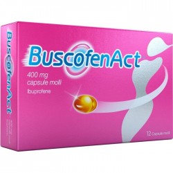 Buscofen Act 400 Mg Ibuprofene Per Dolori Forti 12 Capsule Molli - Farmaci per dolori muscolari e articolari - 041631021 - Bu...