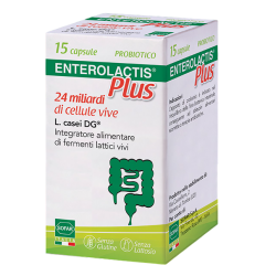 Enterolactis Plus 24 Miliardi Integratore Di Fermenti Lattici 15 Capsule - Fermenti lattici - 978242307 - Enterolactis - € 14,45