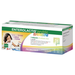 Enterolactis Bevibile Fermenti Lattici Per i Bambini 12 Flaconcini - Fermenti lattici per bambini - 926429554 - Enterolactis ...