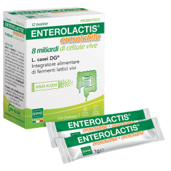 Enterolactis Orosolubile 8 Miliardi Di Cellule Vive 12 Bustine - Integratori di fermenti lattici - 981511292 - Enterolactis -...