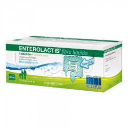 Enterolactis Fibra Liquida Integratore di Fermenti Lattici Vivi 12 Flaconcini - Integratori di fermenti lattici - 926257914 -...