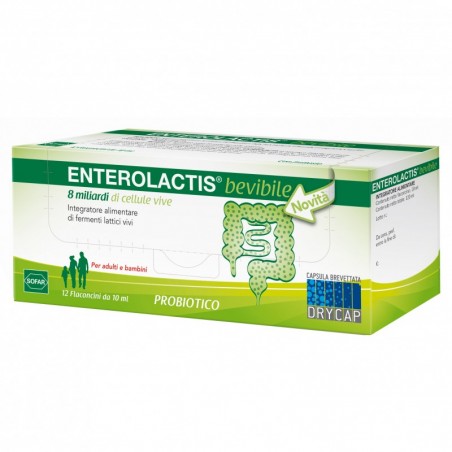 Enterolactis Fermenti Lattici per Benessere Intestinale 12 Flaconcini Enterolactis - 1 Enterolactis Fermenti Lattici per Benessere Intestinale 12 Flaconcini Enterolactis - 1