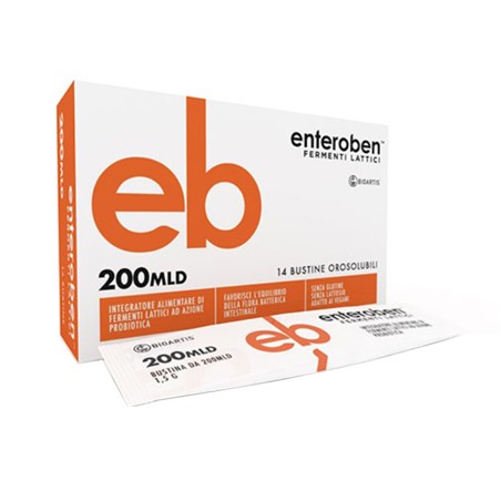 Bioartis Enteroben 200mld 14 Stick Pack - Integratori di fermenti lattici - 981649205 - Bioartis - € 15,77