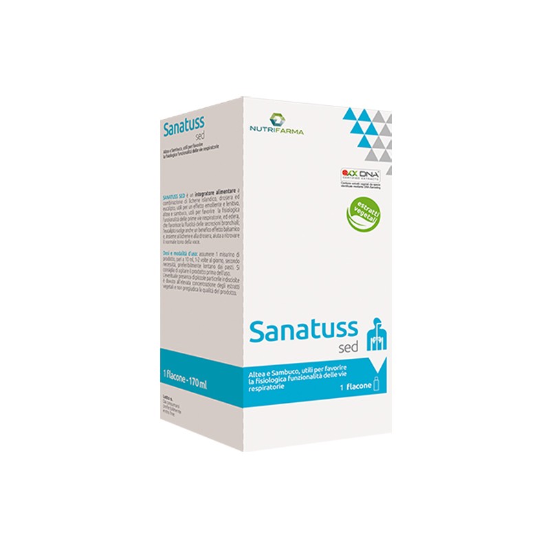 Aqua Viva Sanatuss Sed 200 Ml - Prodotti fitoterapici per raffreddore, tosse e mal di gola - 926237355 - Aqua Viva - € 12,26