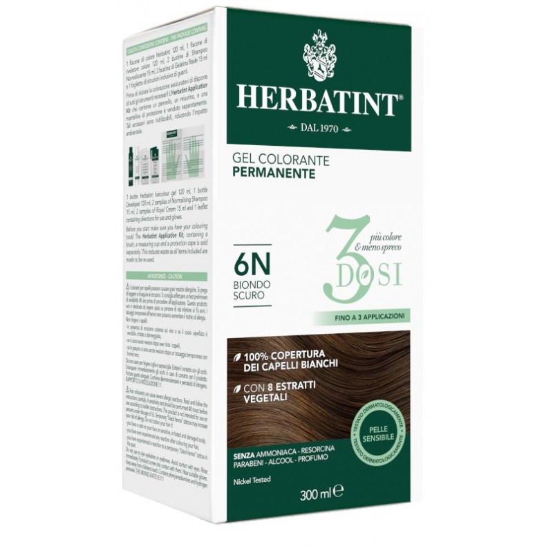 Antica Erboristeria Herbatint 3dosi 6n 300 Ml - Tinte e colorazioni per capelli - 975906708 - Antica Erboristeria - € 19,90
