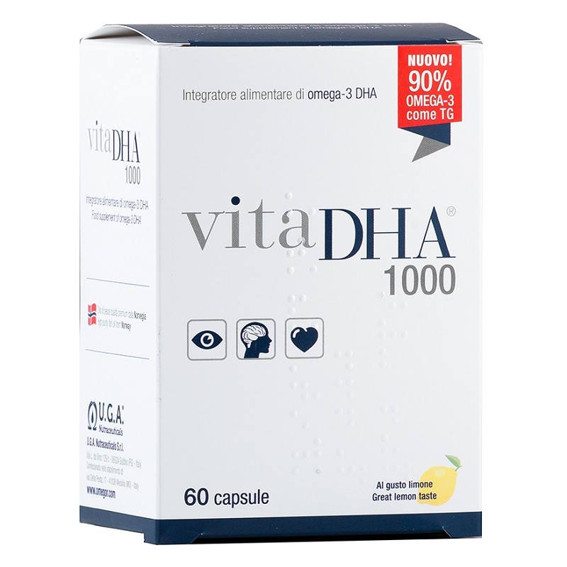 U. G. A. Nutraceuticals New Vitadha 1000 60 Capsule - Rimedi vari - 975051018 - U. G. A. Nutraceuticals - € 21,56