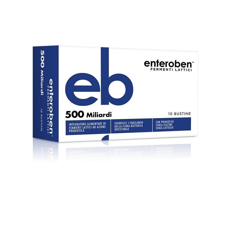 Bioartis Enteroben 500mld 10 Stick Pack - Integratori di fermenti lattici - 985591508 - Bioartis - € 15,41
