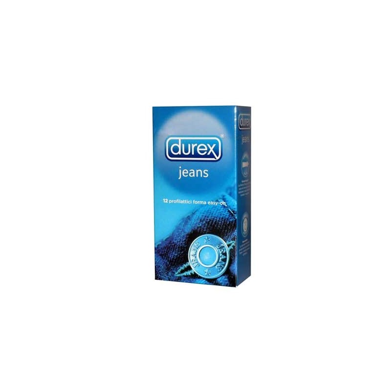 Durex Jeans Easy-On 12 Pezzi - Profilattici e Contraccettivi - 912380058 - Durex - € 9,38