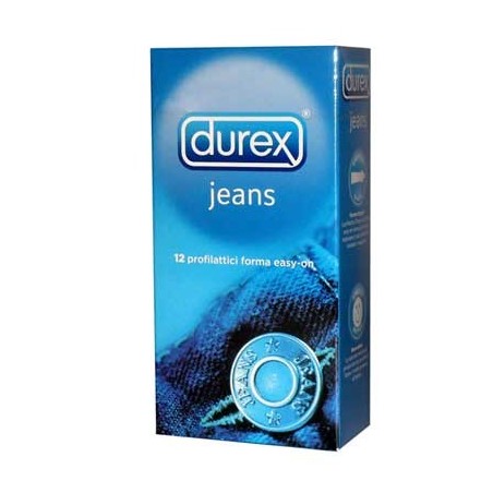 Durex Jeans Easy-On 12 Pezzi - Profilattici e Contraccettivi - 912380058 - Durex - € 9,23