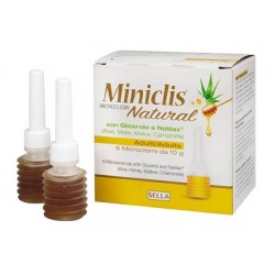 Sella Miniclis Natural Md Adulti 6 Pezzi - Farmaci per stitichezza e lassativi - 971228034 - Sella - € 5,25