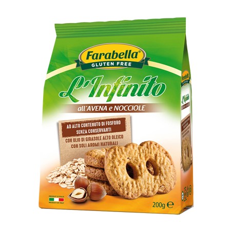 Bioalimenta Farabella Infinito Avena/nocciole 200 G - Biscotti e merende per bambini - 977828298 - Bioalimenta - € 3,87