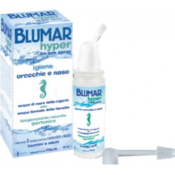 Giuriati Group Blumar Hyper Spray No Gas Soluzione Ipertonica Di Acqua Di Mare E Acqua Termale Per Igiene Naso E Orecchio 50 ...