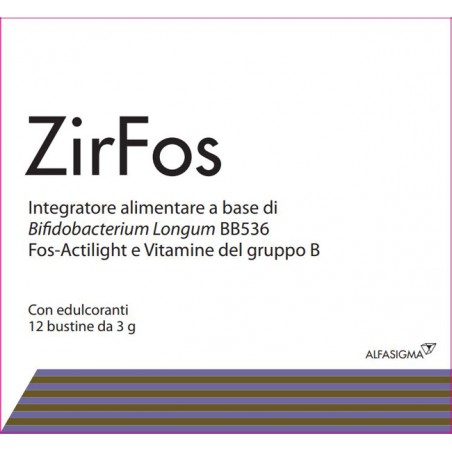 Farmed Zir Fos 12 Bustine - Integratori per regolarità intestinale e stitichezza - 982847903 - Farmed - € 14,31