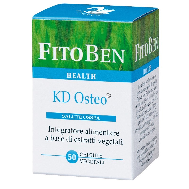 Fitoben Kd Osteo 50 Capsule Vegetali - Integratori per dolori e infiammazioni - 971337896 - Fitoben - € 20,68
