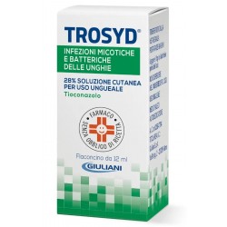 Trosyd Soluzione Cutanea Infezioni Micotiche e Batteriche Delle Unghie 12 ml - Farmaci per micosi e verruche - 025647114 - Tr...