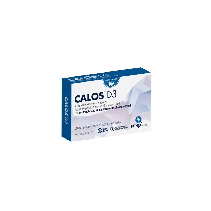 Fenix Pharma Soc. Coop. P. A. Calos D3 30 Compresse - Integratori per dolori e infiammazioni - 925908966 - Fenix Pharma Soc. ...