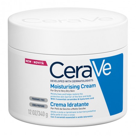 Cerave Crema Idratante Per Viso E Corpo 340 G Cerave - 1 Cerave Crema Idratante Per Viso E Corpo 340 G Cerave - 1