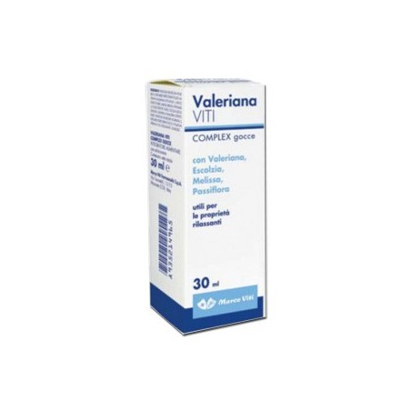 Marco Viti Farmaceutici Valeriana Viti Complex Gocce 30 Ml - Integratori per umore, anti stress e sonno - 935214965 - Marco V...