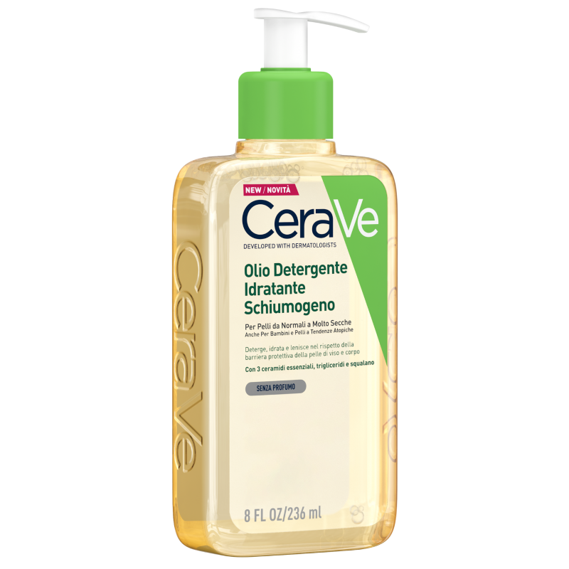 CeraVe Gel Olio Detergente Idratante 236 Ml - Bagnoschiuma e detergenti per il corpo - 981475647 - Cerave - € 10,49