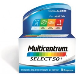 Multicentrum Select 50+ 30 Compresse - Vitamine e sali minerali - 938656966 - Multicentrum - € 14,51